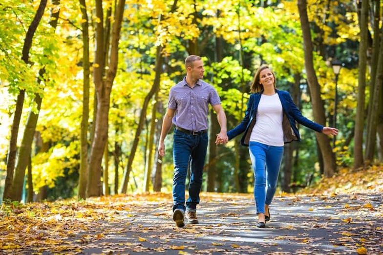 Wandern steigert die Potenz